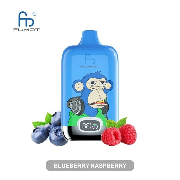 Fumot Digital Box 12000 Puffs Disposable Vape (Blueberry Raspberry 5%)